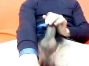 Big Cock Italian Guy Strokes on Webcam
