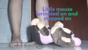 Little mouse urinated on and stepped on
