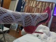 Flaunting my Heels and Lingerie