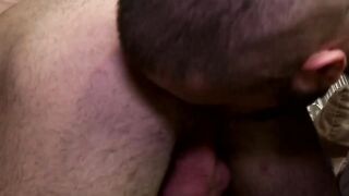 Hairy Bear" - Muscular Daddies Fuck Hard in Rough Sex Scene with Hot Anal Action