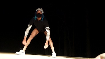 FEMBOY RIPS FISHETS TWERK & CUMS SWALLOWING BIG DIDLO...