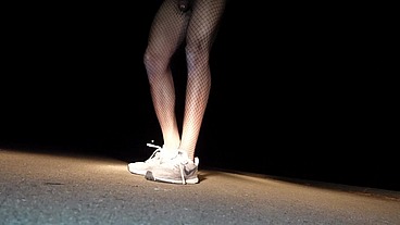 FEMBOY RIPS FISHETS TWERK & CUMS SWALLOWING BIG DIDLO...