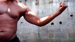 yuri gaucho - brazilian bodybuilder hard handjob and big cumload