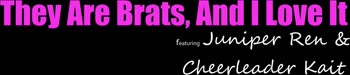 Stepbro's Lucky Day with Cheerleader Kait & Juniper Ren
