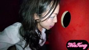 I'_m going to a glory hole to fuck a stranger