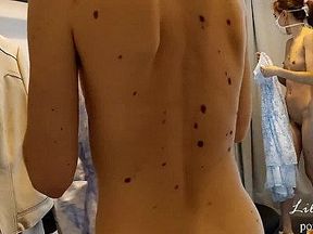 Naked Girl in a Fitting Room