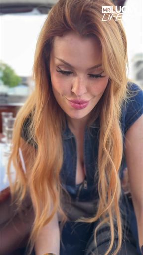 Redhead Elly Clutch Enjoys The Intimate Boat Ride