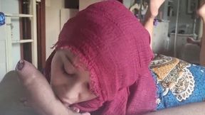 musulmane sucking and fucking with withe man