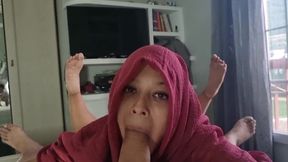 musulmane sucking and fucking with withe man