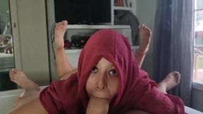 musulmane sucking and fucking with withe man