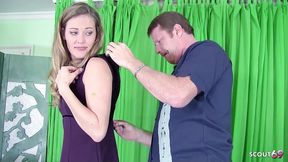 slim blonde girl daisy layne with mini tits pick up and get no condom casting fuck