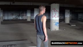 The two men take turns sliding in his hole and spit-roasting Zack Grayson in raw thre