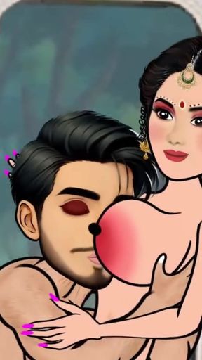 Vaibhav and Anjali&#039;s train mein chudai Indian Hindi Desi Cartoon Story Video   Clip 1