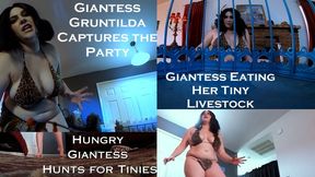 Giantess Gruntilda Compilation Video - WMV -Unaware, Barefoot, BBW Giantess Vore Clips - 13% off!