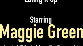 Well-proportioned Maggie Green's hd video