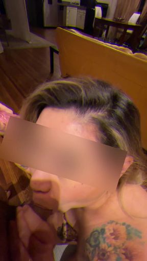 Sneaky Aussie GF shows off her blonde hair in a solo scene