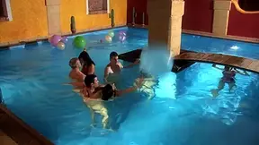 student 18+ fuckfest in the pool