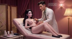 Luna's Sensual First Checkup Gothic Beauty Awakens in Her Doctor's Caring Hands (ai Generated)