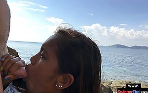 Public amateur blowjob by his cute Asian teen girlfriend