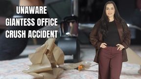 Unaware giantess office crush accident - OnlyVanessa (custom clip)