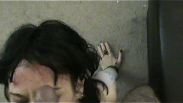 Face fucked and pissed on