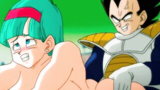 DRAGON BALL - VEGETTA FUCKS BULMA ANIME