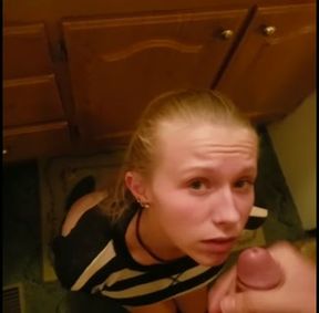 I Fucked The Neighbor Girl!! Husband Almost Caught Us With Cum On Her Face