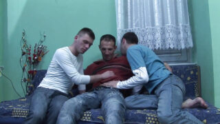 Handjob, threesome, bareback &#8211; gay whores assfucked