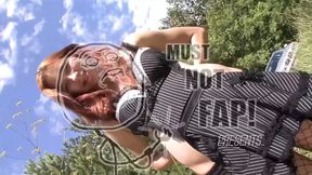 Hot redhead pregnant woman enjoys intense outdoor sex with big dick&#x1F346;