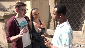 Guy Helps His Busty Wife Suzie Sun Take a Black Cock