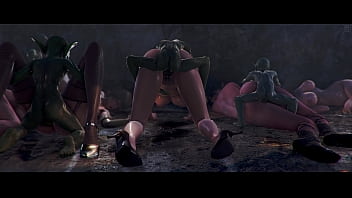 goblins fazendo farm de mini goblins