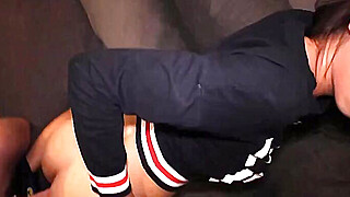 Teen Thai shemale Lee gives a big cock blowjob and gets deep butt fucked : Part 2
