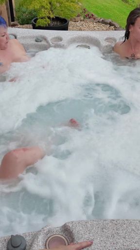 Girls in the Hot Tub