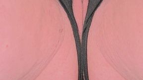 Crotchless & Hiked Up: Direct Upskirt View