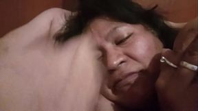 My MILFs big booty rides my cock in a horny romp