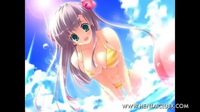 Naked Ecchi Anime Babe Seduces With Sexy Moves And Revealing Poses