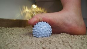 Grace of the Foot: Massage Ball in Action