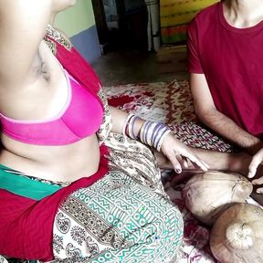 Wife got fucked by seller in exchange of coconut money