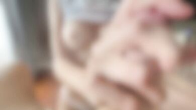 Step sister teases step brother with her perfect ass. He filled her pussy with cum.