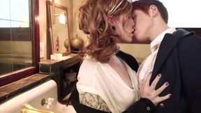 Proxy Paige, Lily Cade and Nikki Hearts eat ass in a lesbian threesome