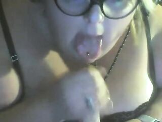 Oral whilst watching 2 boyz Jerk off on webcam for me