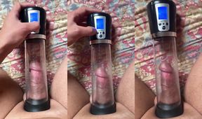 Automatic Penis Pump Sucking a Nice Dick Like a Suction and Making It Big and Strong