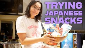 Trying Japanese Snacks