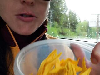 SFW Eating My Lunch In My Car