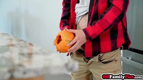 Pull your big hard dick out of pumpkin stepson and put it in my wet pussy