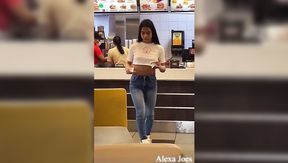 Skinny Amateur Latina Teen fucks in POV Missionary and Doggy