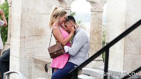 Just more than perfect Sienna Day enjoys flashing boobies during lesbian sex