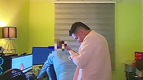 Entering the office and finding my boss