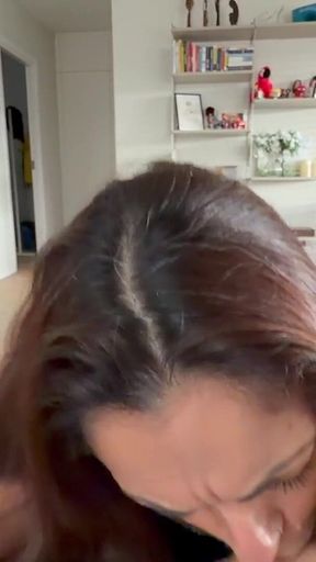 MILF Fantasy: Getting Late for Work and Has to Rim Boss and Swallow His Sperm