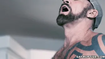 Coach Dallas and player Ty in interracial hardcore anal